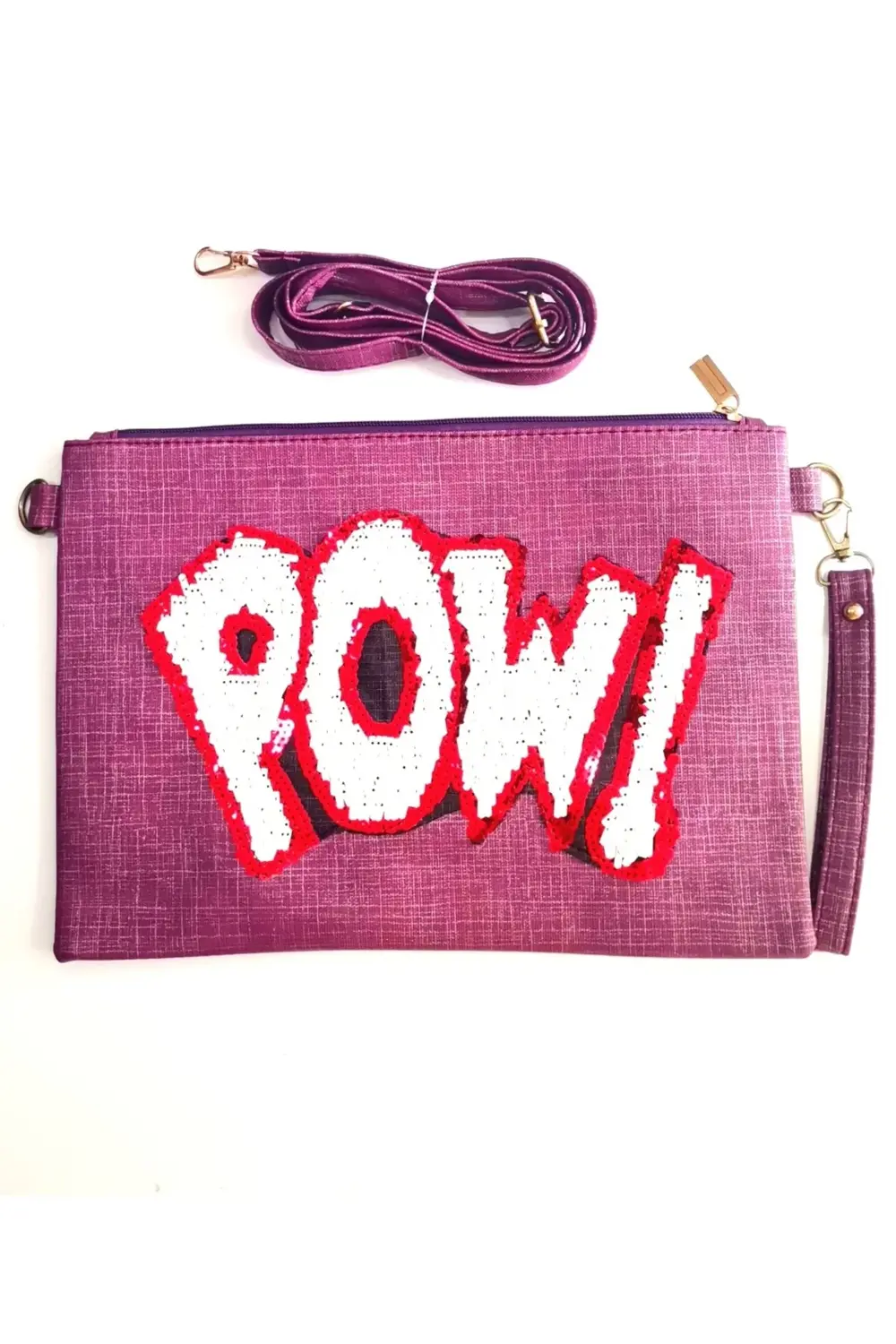 Renkli EL Omuz Portföy Çantası