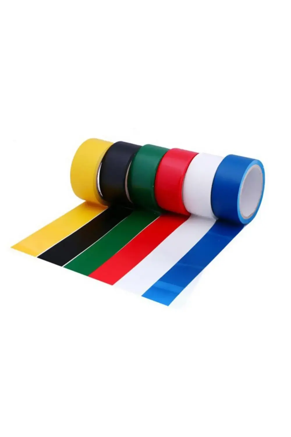 Renkli Elektrik Bandı 10 Lu Izole Bant 10 Adet