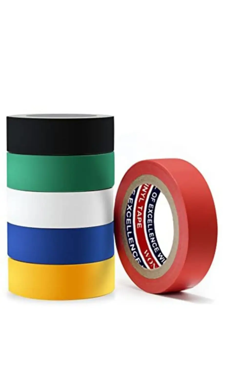 Renkli Elektrik Bandı 10 Lu Izole Bant 10 Adet