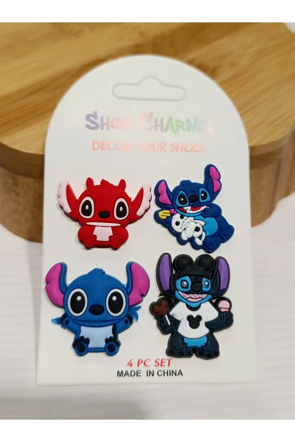 Renkli Figürlü Dörtlü Cros Süsü