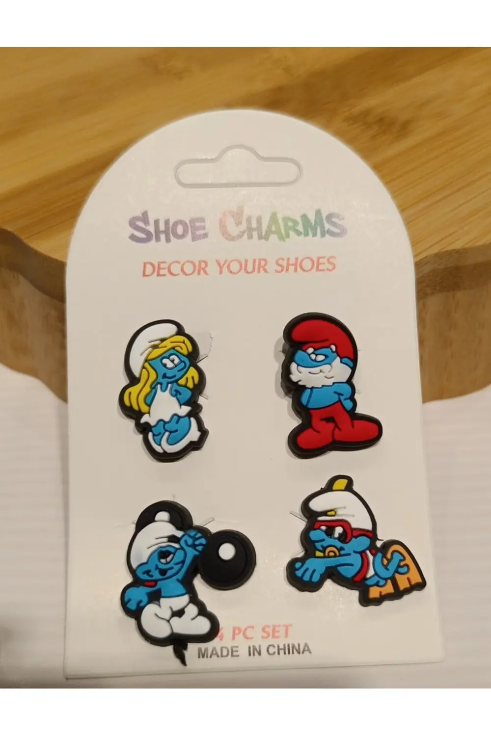 Renkli Figürlü Dörtlü Cros Süsü