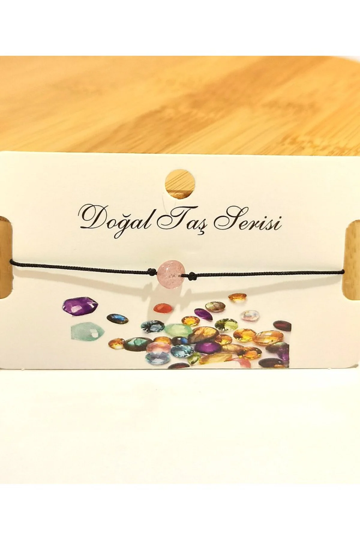Renkli Gösterişli Ayarlanabilir Taş Figürlü İp Bileklik