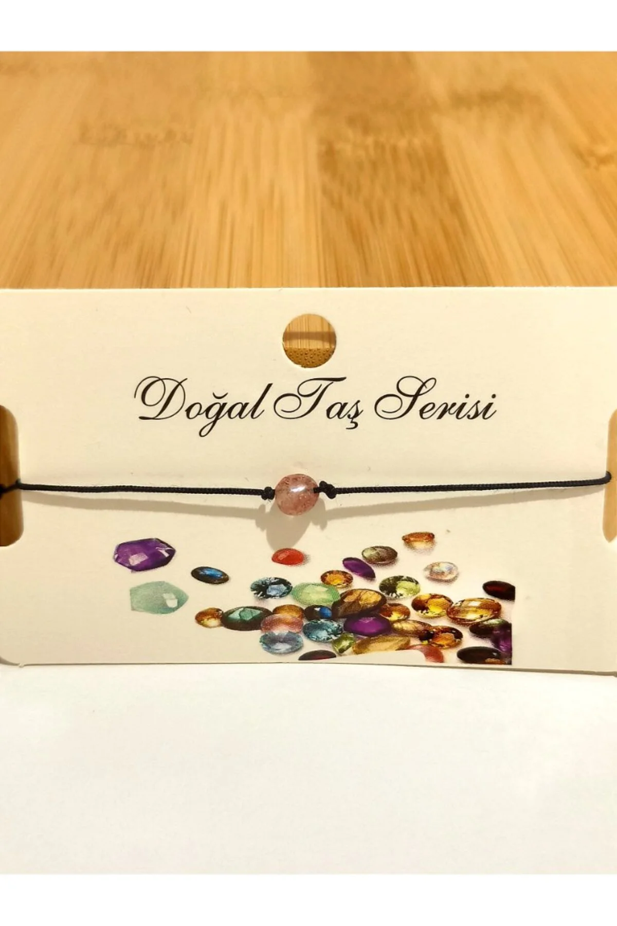 Renkli Gösterişli Ayarlanabilir Taş Figürlü İp Bileklik