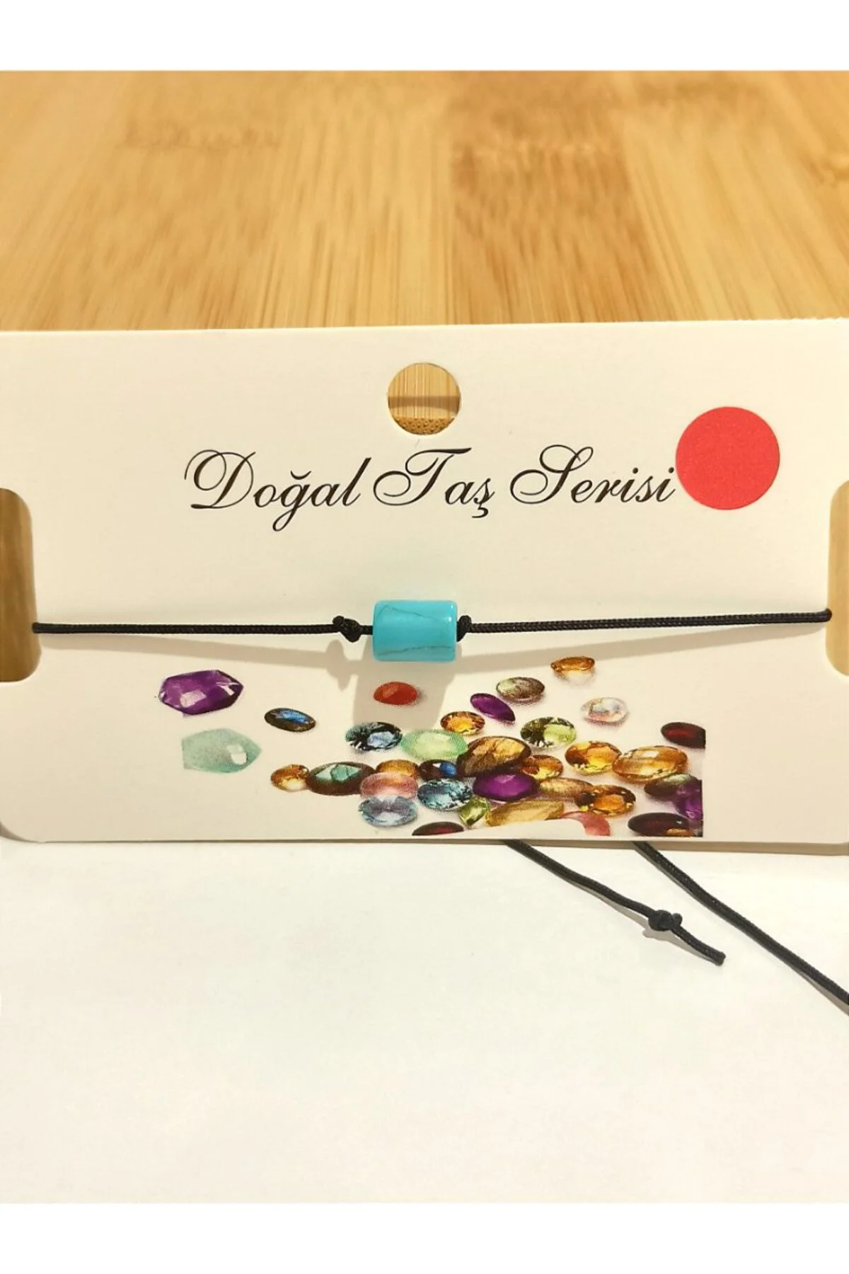 Renkli Gösterişli Ayarlanabilir Taş Figürlü İp Bileklik