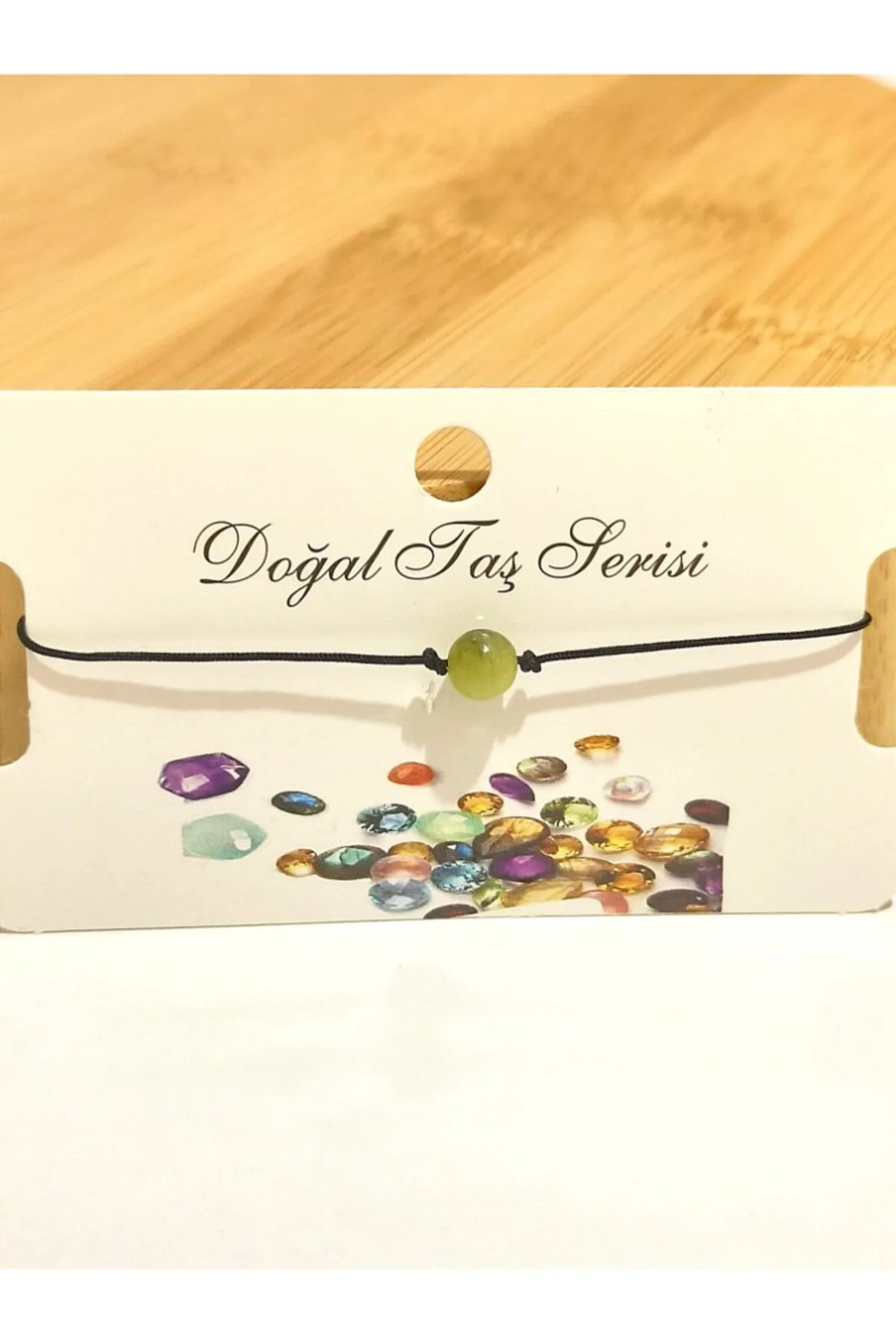 Renkli Gösterişli Ayarlanabilir Taş Figürlü İp Bileklik