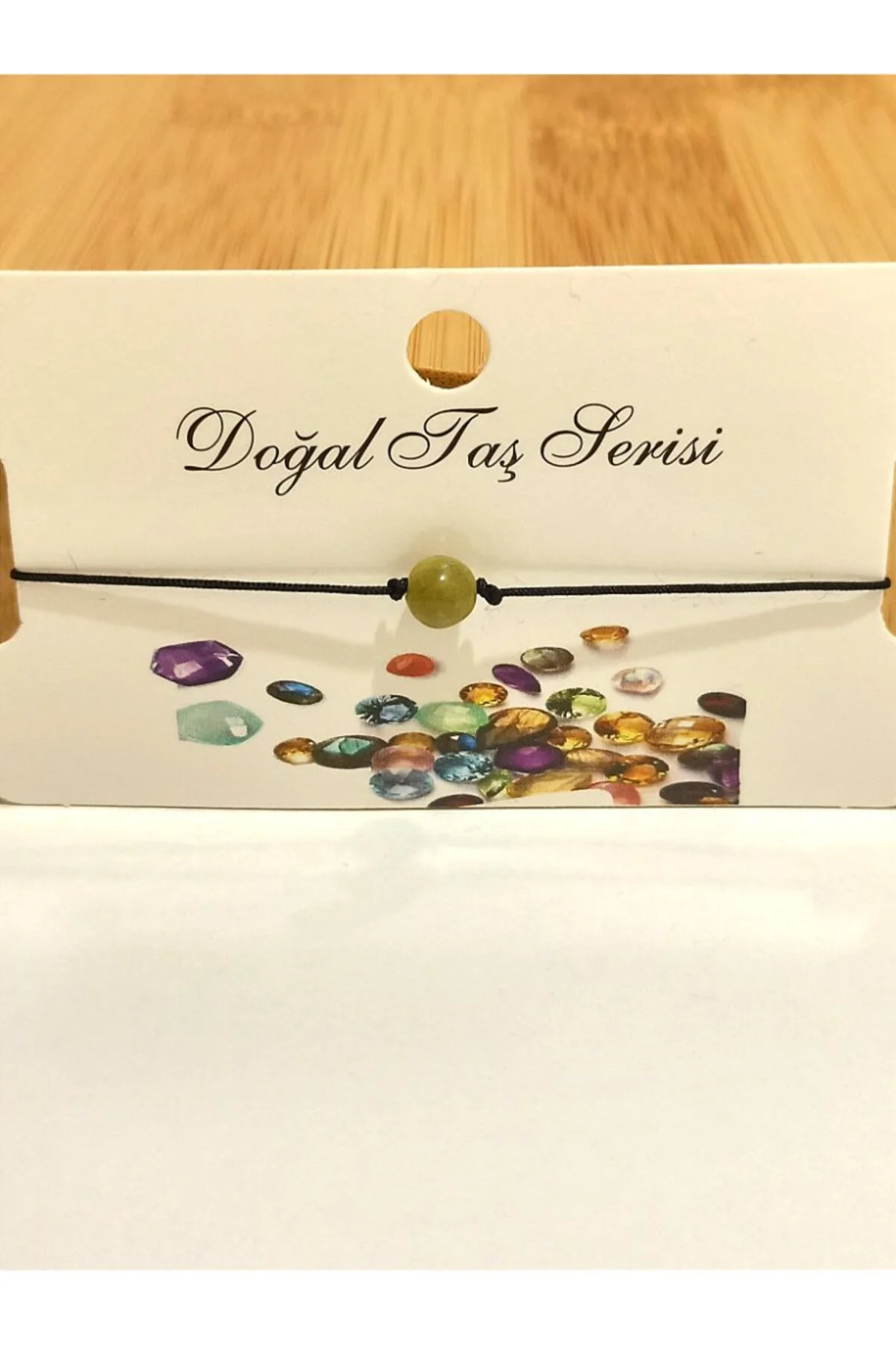 Renkli Gösterişli Ayarlanabilir Taş Figürlü İp Bileklik