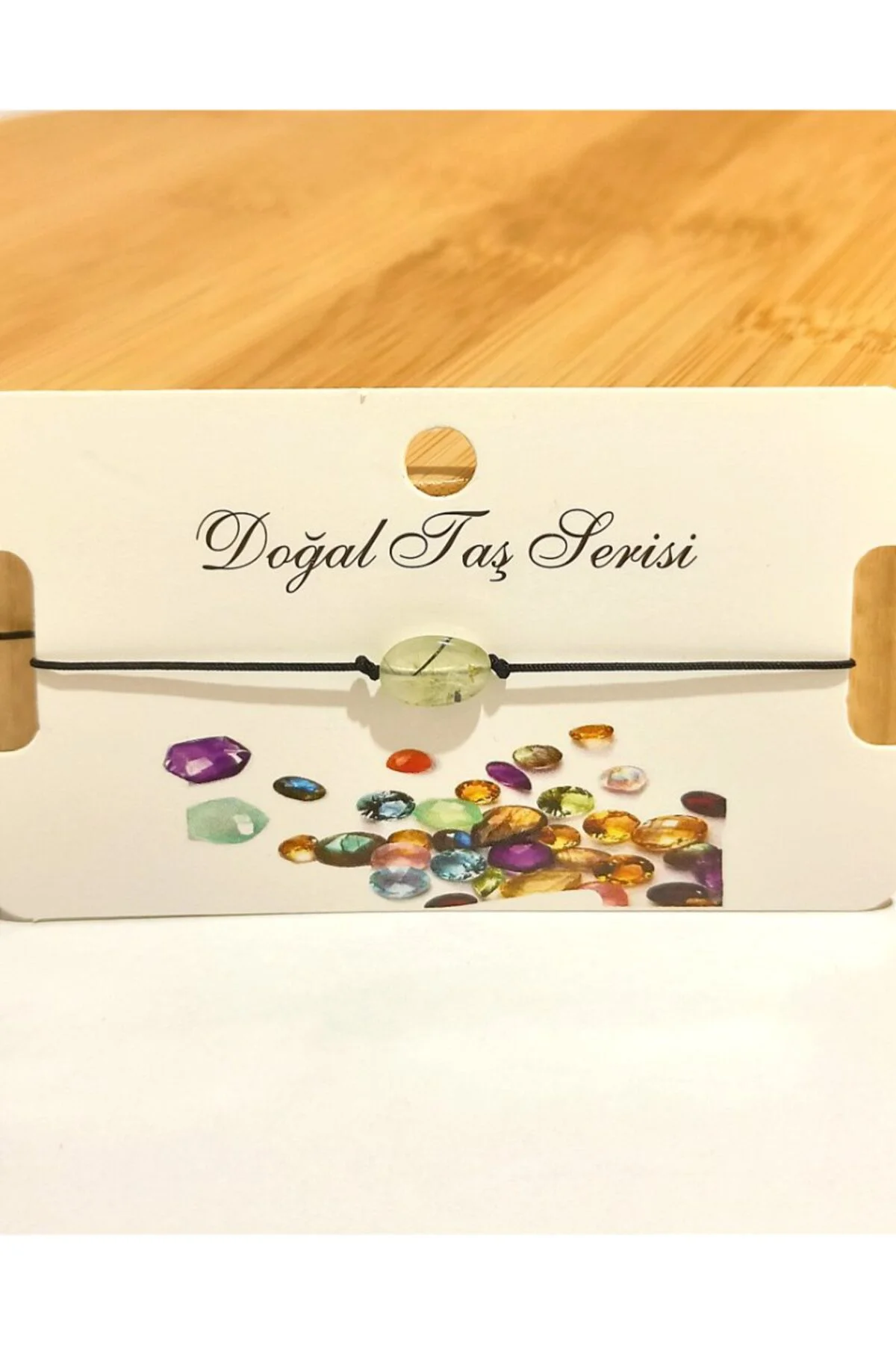 Renkli Gösterişli Ayarlanabilir Taş Figürlü İp Bileklik