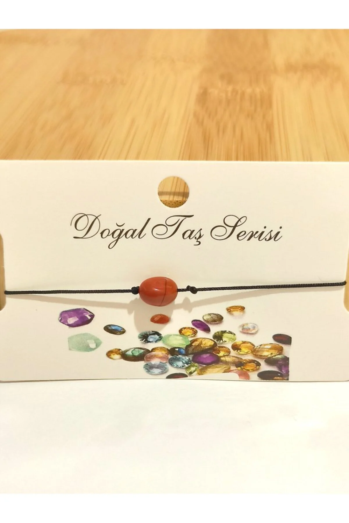 Renkli Gösterişli Ayarlanabilir Taş Figürlü İp Bileklik
