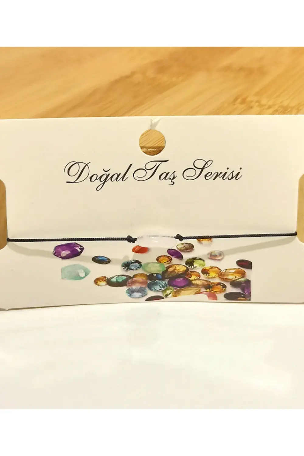 Renkli Gösterişli Ayarlanabilir Taş Figürlü İp Bileklik