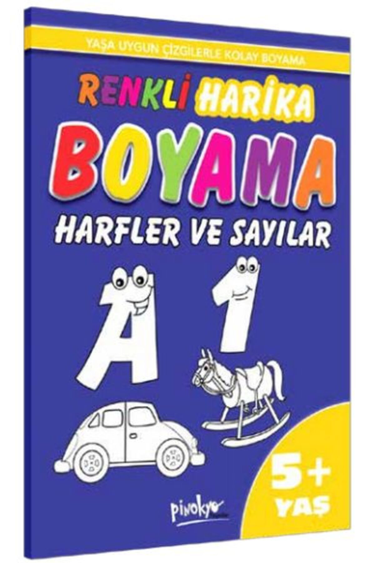 Pinokyo Yayınları Renkli Harika Boyama Harfler Ve Sayılar 5Yaş