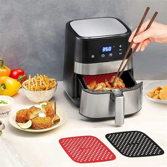 Renkli Isıya Dayanıklı Yıkanılabilir Silikon Fırın Ve Airfryer Ka Renkli Isıya Dayanıklı Yıkanılabilir Silikon Fırın Ve Airfryer Ka