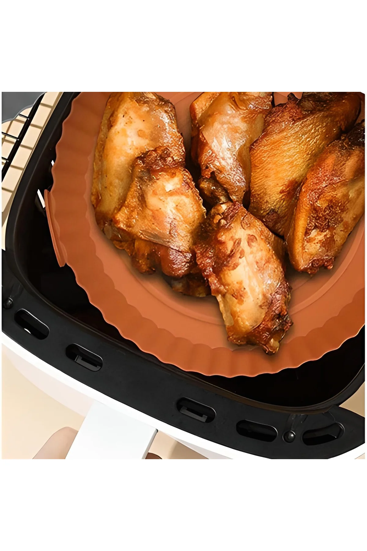 Renkli Isıya Dayanıklı Yıkanılabilir Silikon Fırın Ve Airfryer Yu