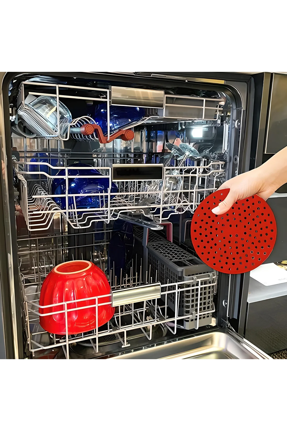 Renkli Isıya Dayanıklı Yıkanılabilir Silikon Fırın Ve Airfryer Yu