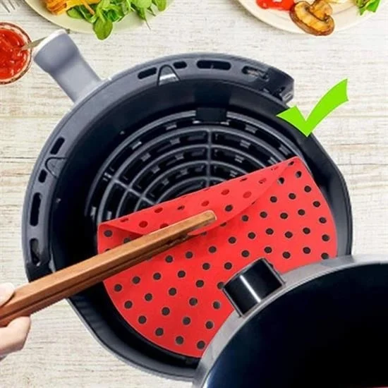 Renkli Isıya Dayanıklı Yıkanılabilir Silikon Fırın Ve Airfryer Yuvarlak Pişirme Matı 20 Cm Bx40 Fiyatı, Yorumları ve Özellikleri