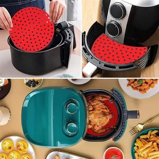 Renkli Isıya Dayanıklı Yıkanılabilir Silikon Fırın Ve Airfryer Yuvarlak Pişirme Matı 20 Cm Bx40 Fiyatı, Yorumları ve Özellikleri
