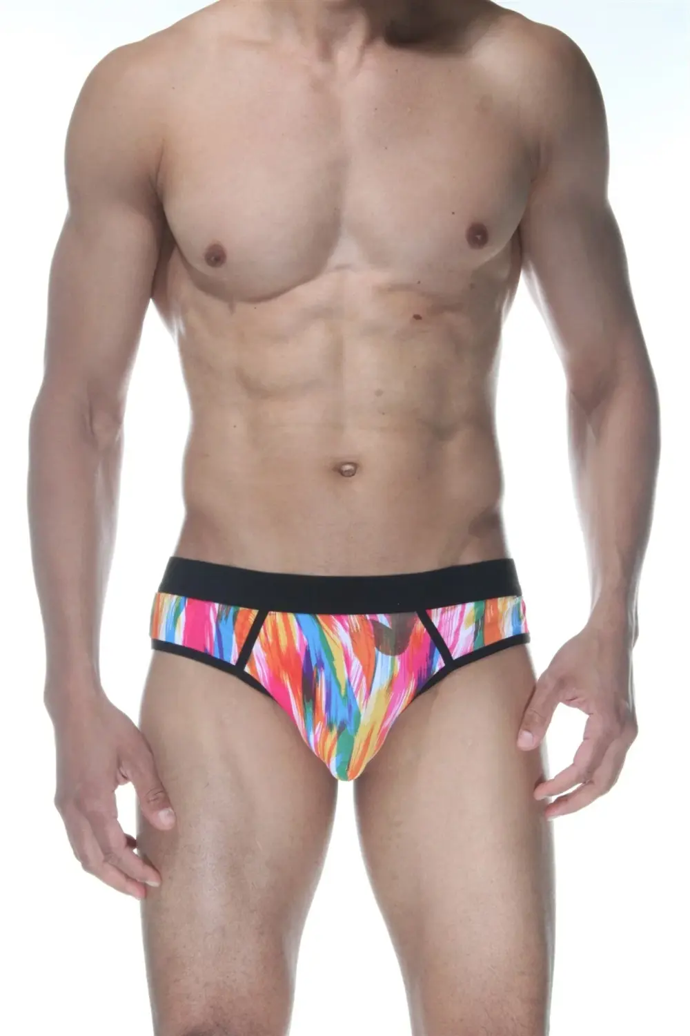 Renkli Jockstrap Fantezi İç Giyim