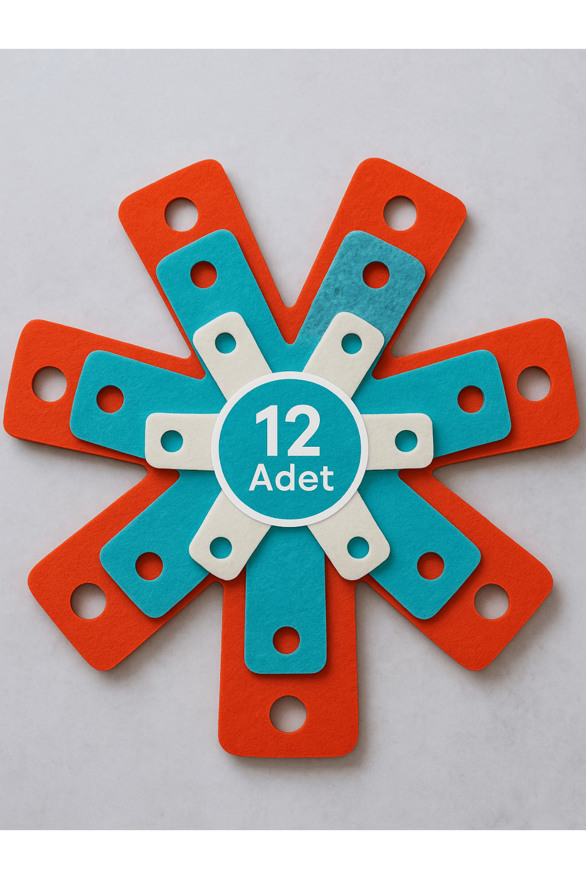 Renkli Kalın Tencere Tava Borcam Koruyucu Çizdirmez Elyaf Keçe 12