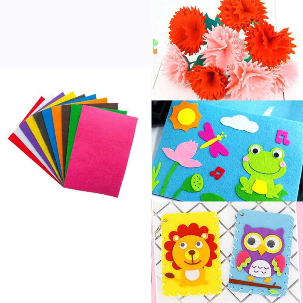 Renkli Keçe 10 Renk -20x30cm