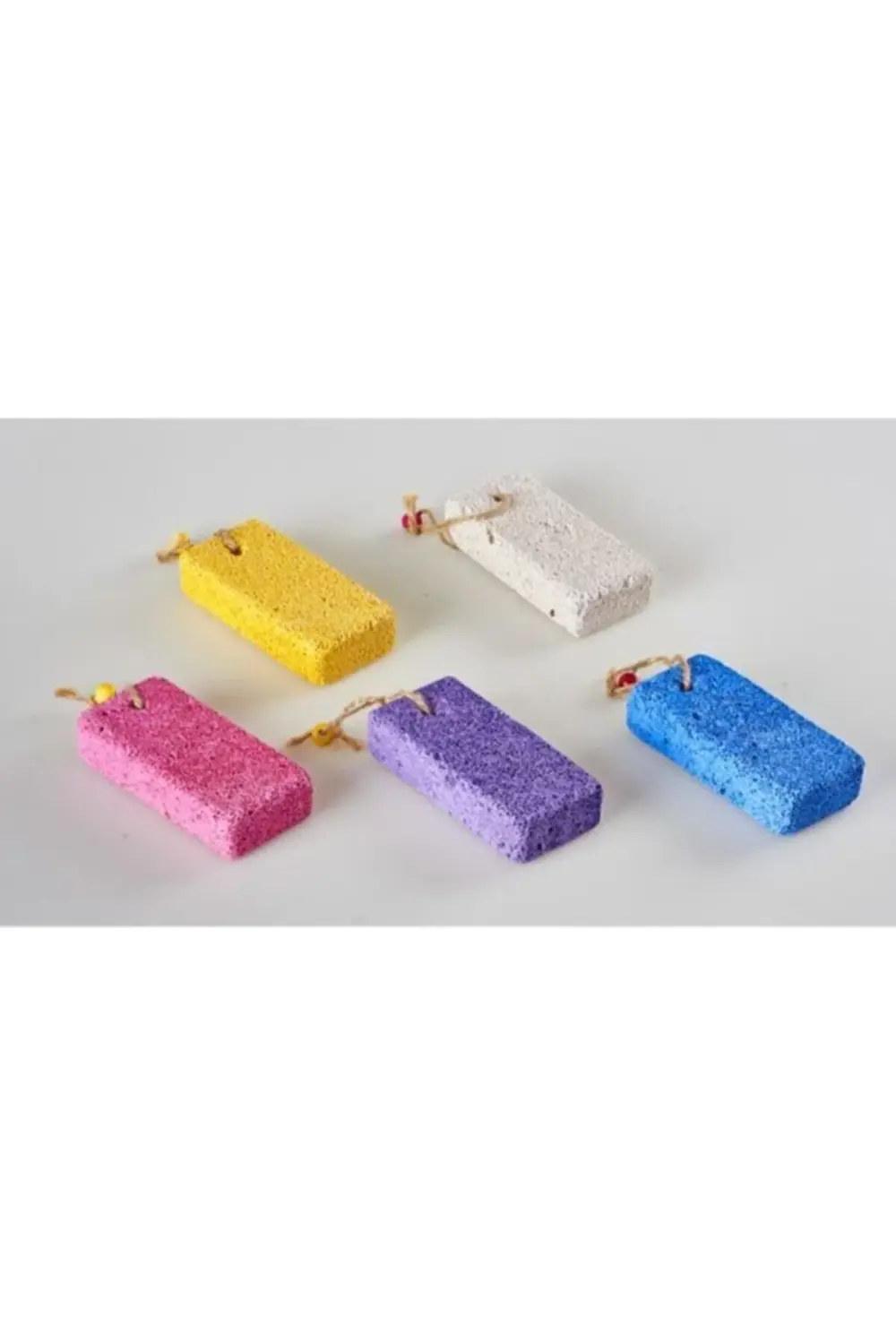 Renkli Kişisel Bakım Ponza Topuk Taşı 5 Adet