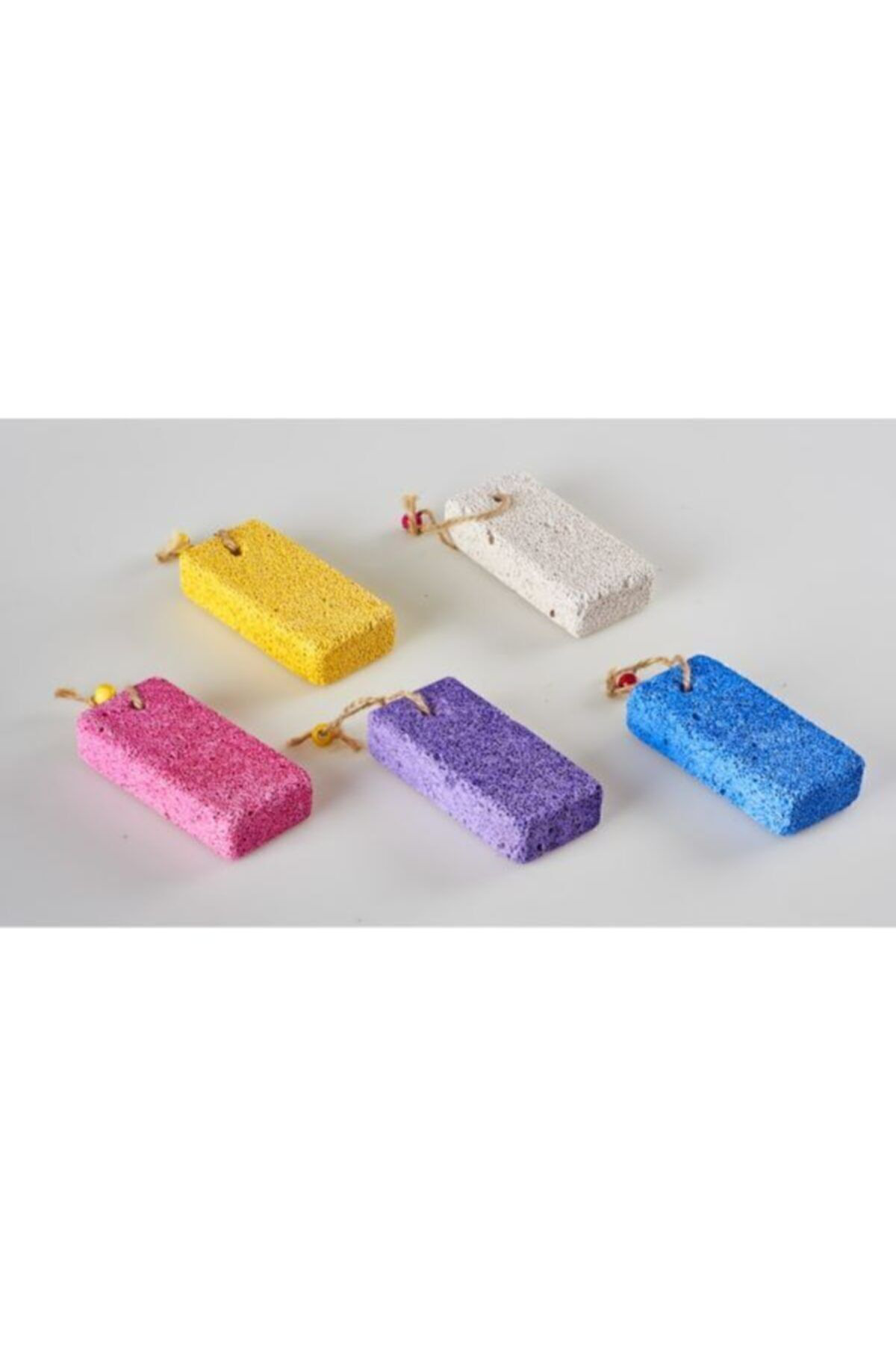 Yyb Renkli Kişisel Bakım Ponza Topuk Taşı 5 Adet