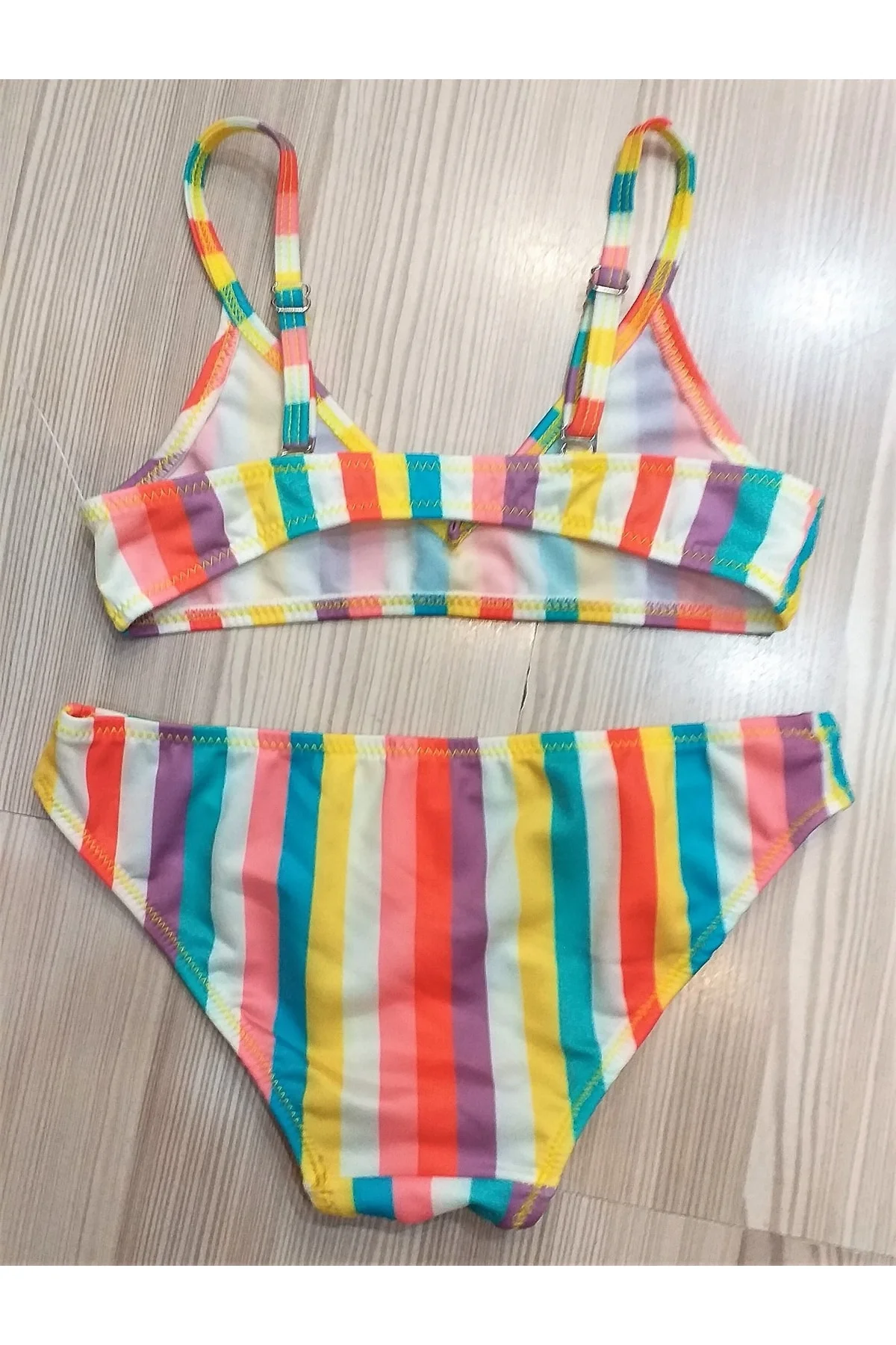Renkli Kız Çocuk Bikinisi