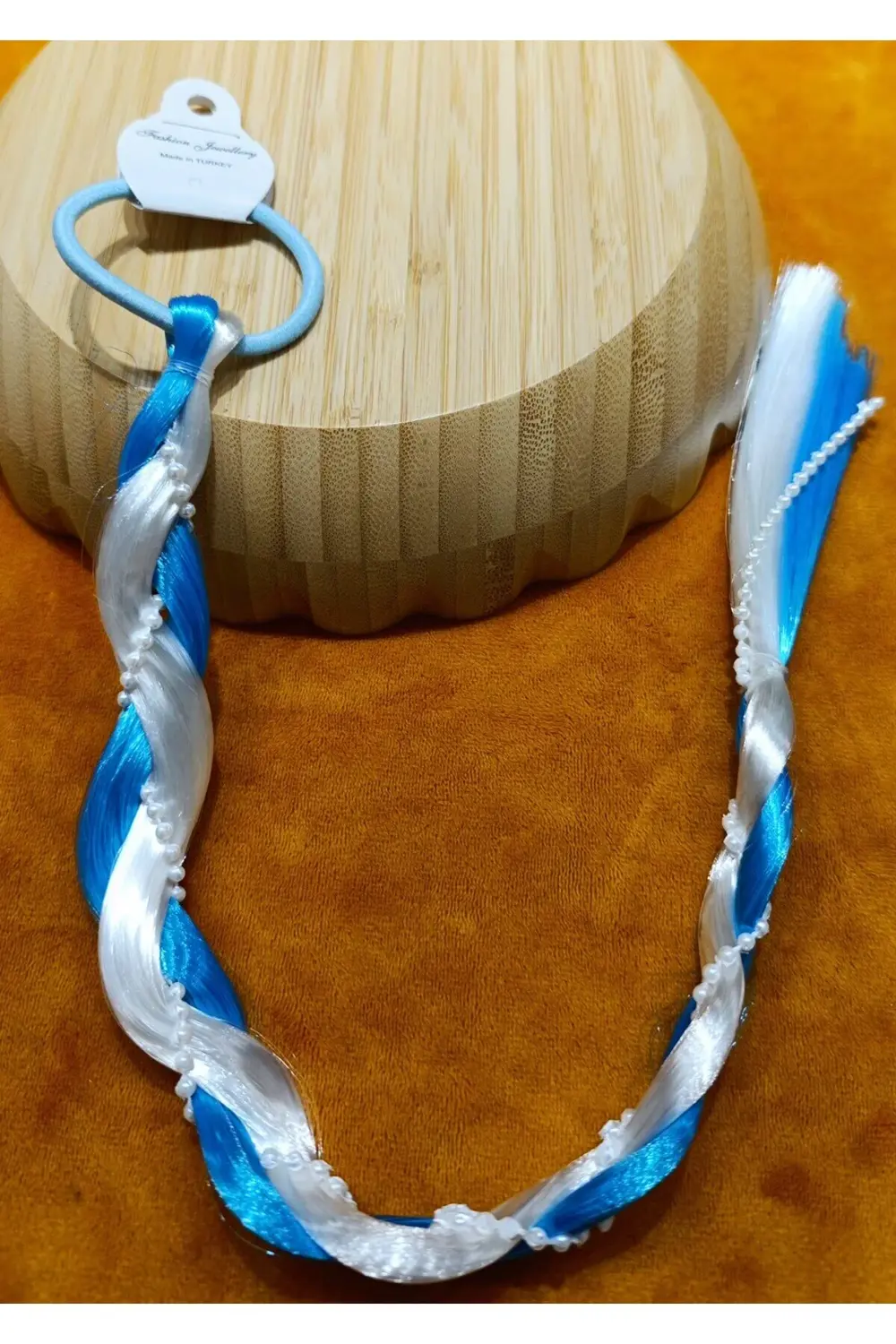 Renkli Lastikli Çocuk Saçı