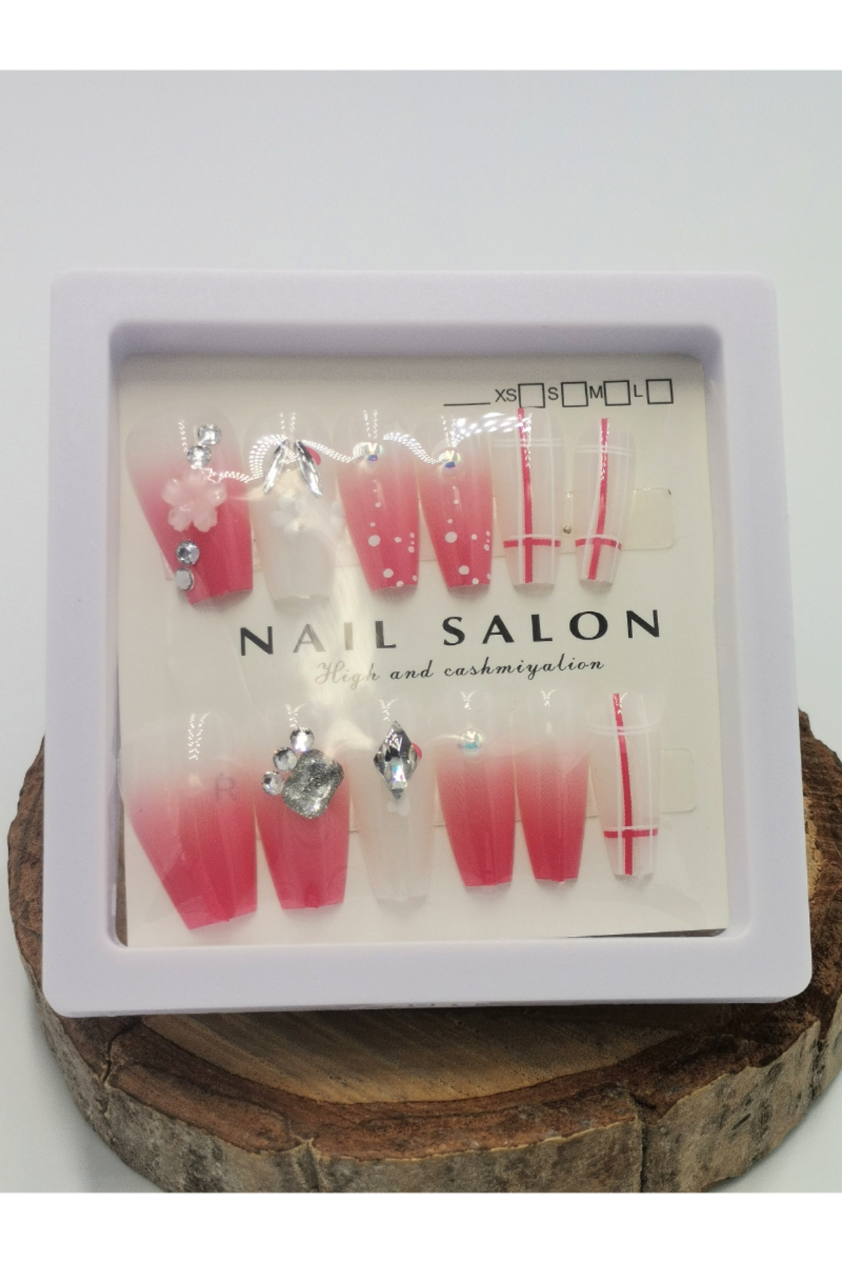 Monalisa Home Renkli Lüks Yapay Tırnak