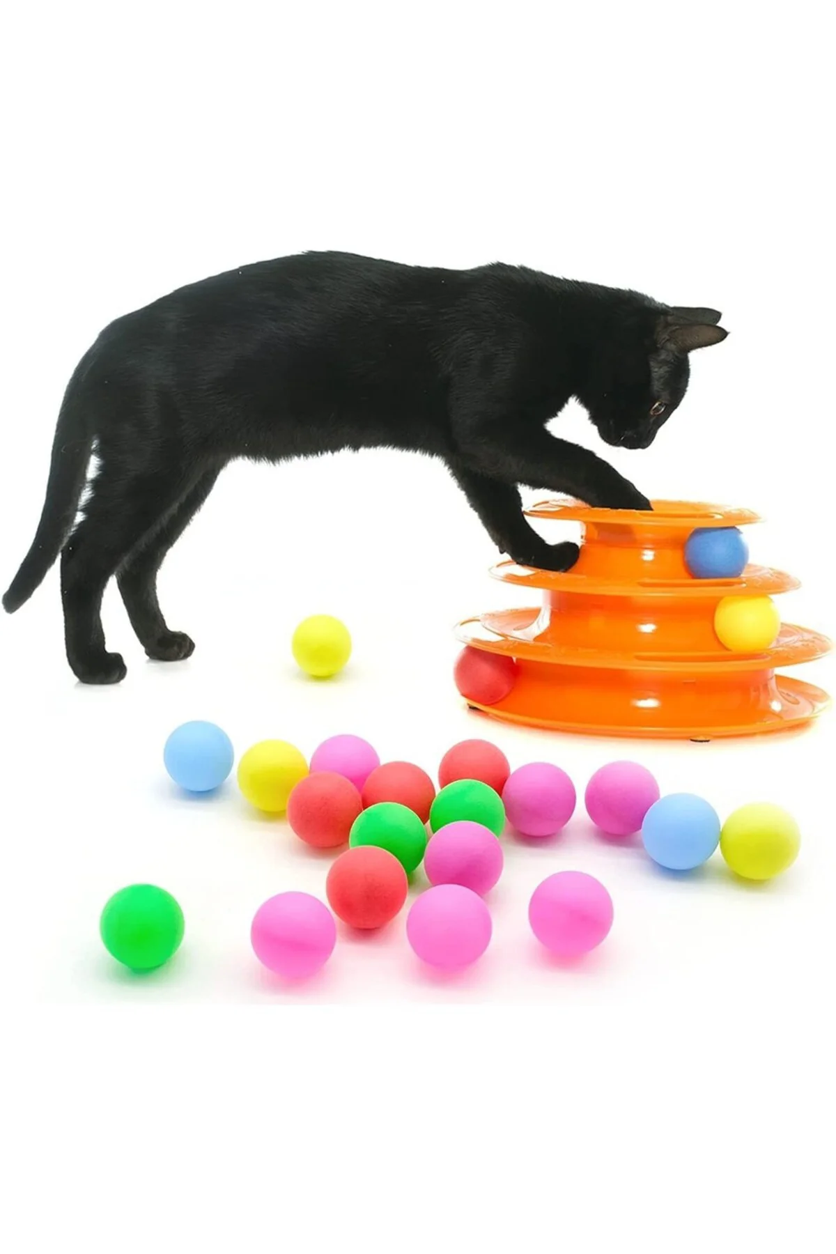 Renkli Masa Tenisi Topu 6 Lı Paket P-2883 Pinpon