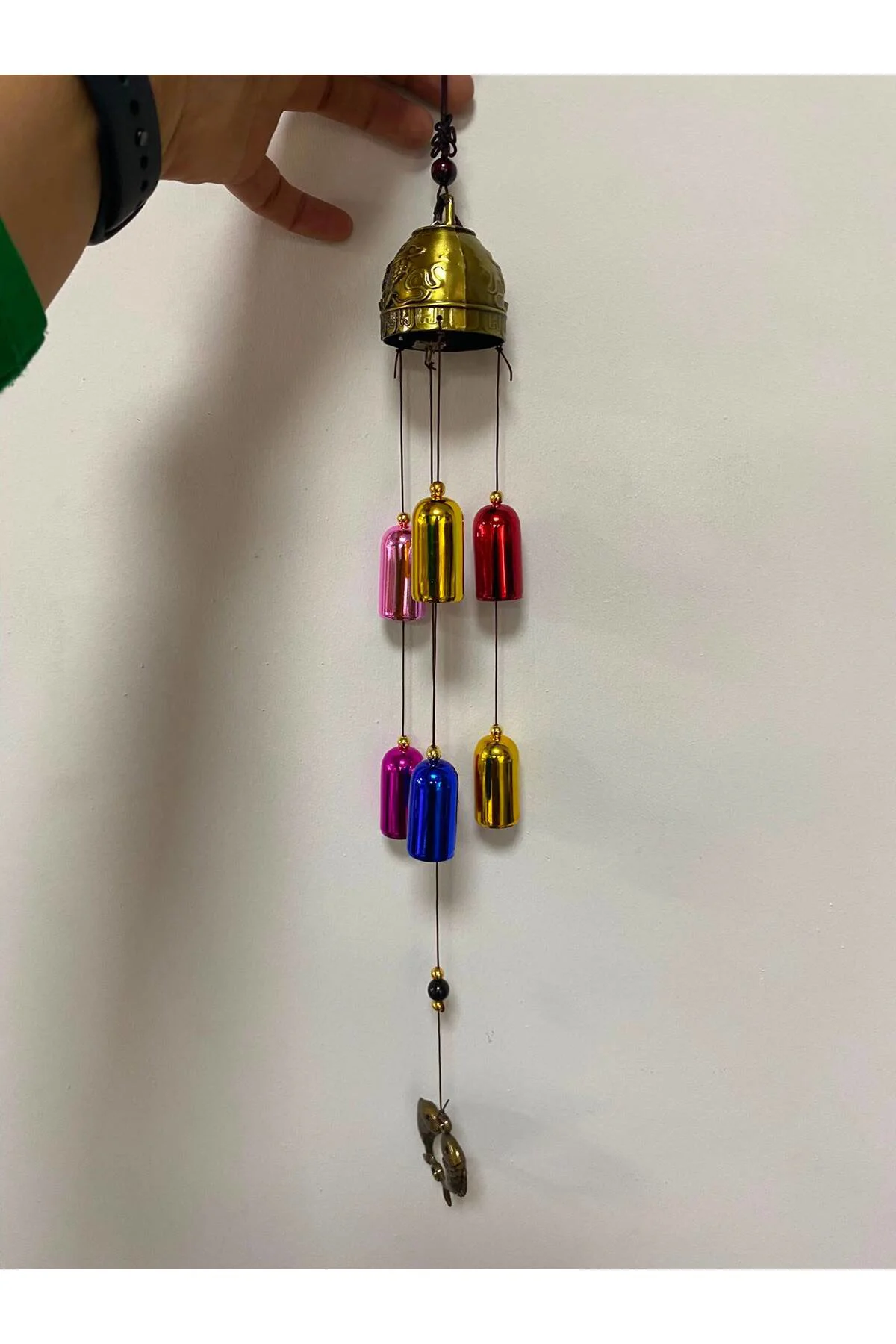 Renkli Metal Balıklı Rüzgar Çanı Hediyelik 50 cm Fiyatı, Yorumları ve Özellikleri
