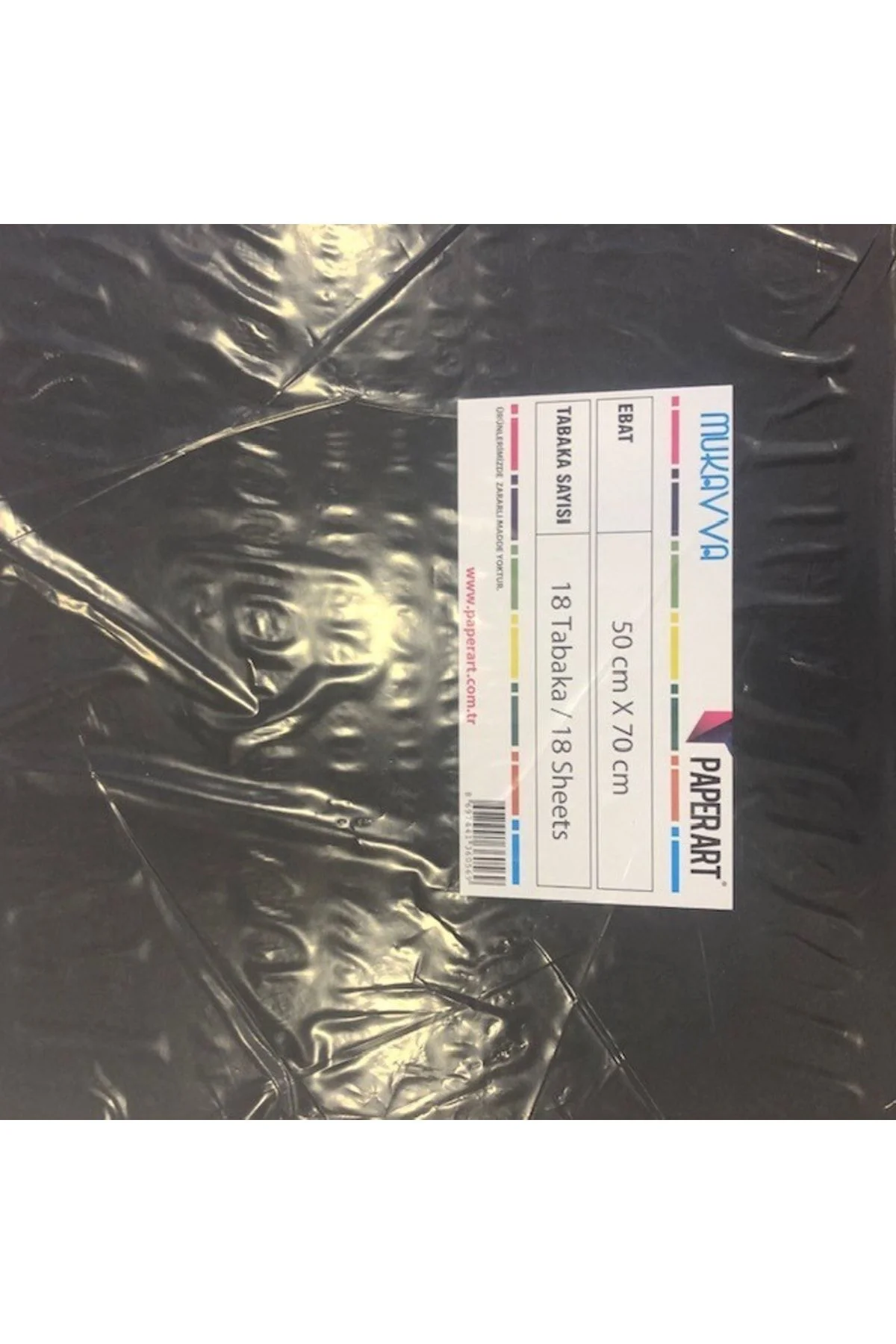 Renkli Mukavva 50x70 Cm 1,0 Mm 18 Lı (1 PAKET 18 ADET)