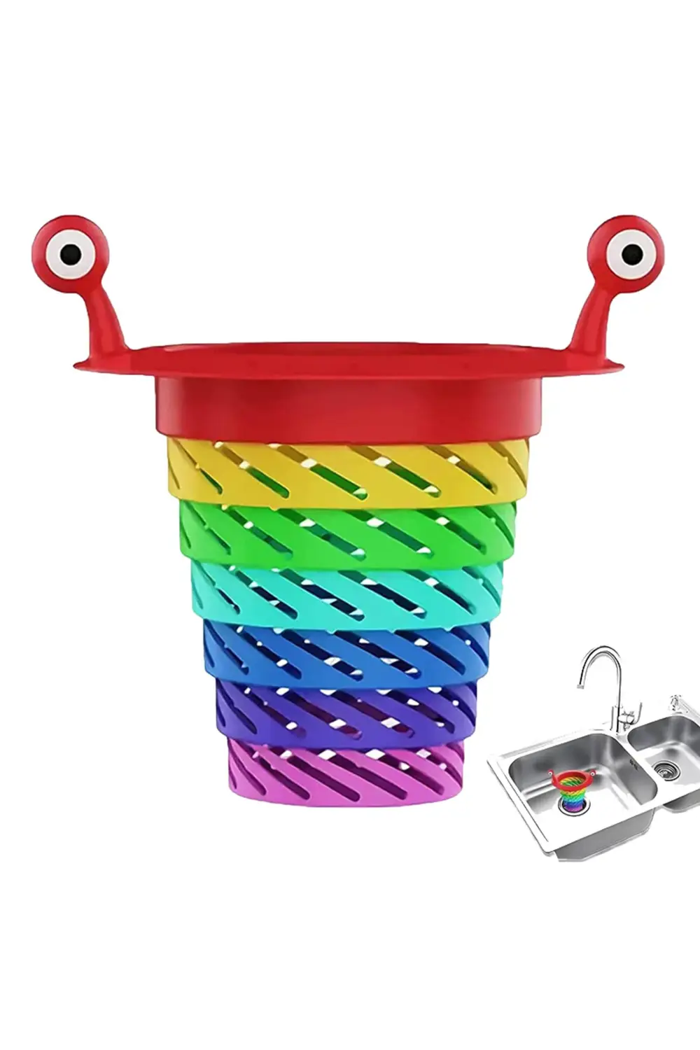 RENKLİ MUTFAK LAVABO SÜZGECİ (4619)