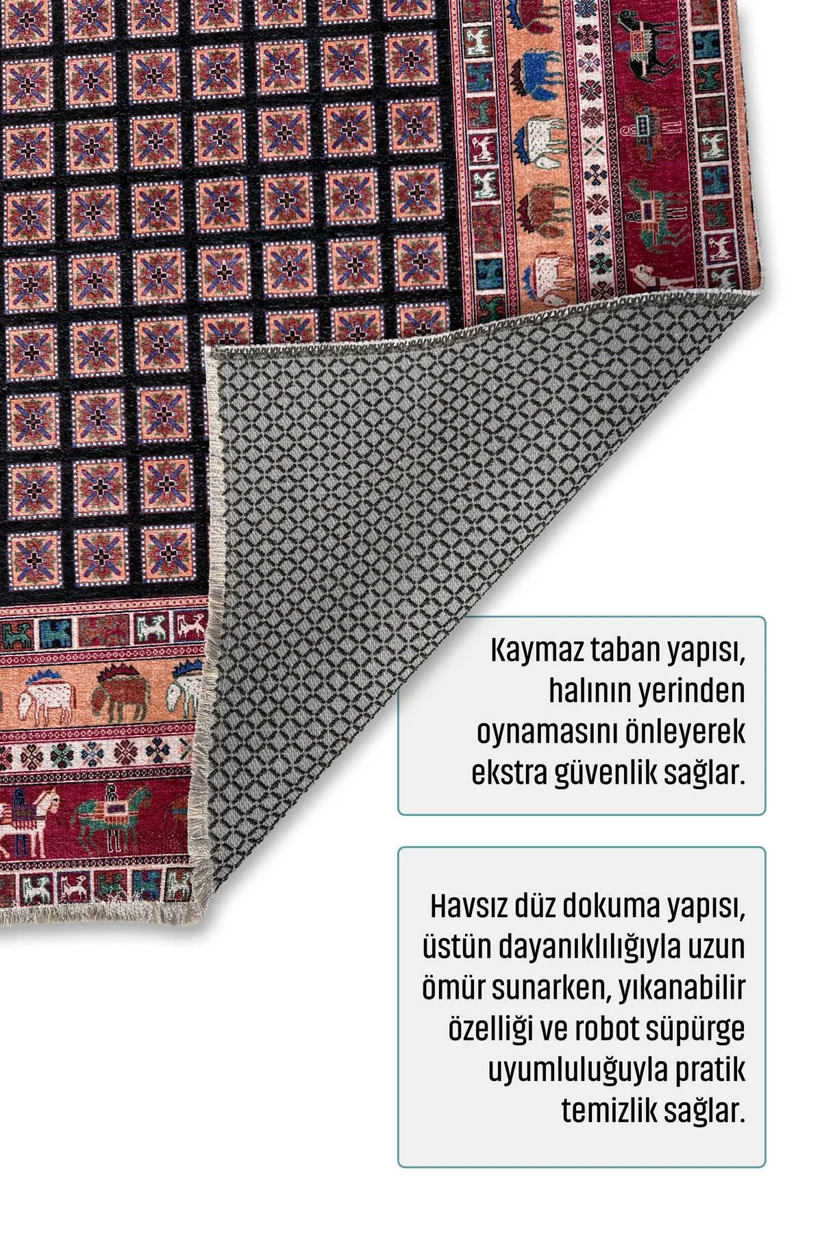 Renkli Pazırık Halısı Tasarım Şönil Halı Kilim Yolluk Kaymaz Yıkanabilir Saçaklı Salon Mutfak Renkli Pazırık Halısı Tasarım Şönil Halı Kilim Yolluk Kaymaz Yıkanabilir Saçaklı Salon Mutfak