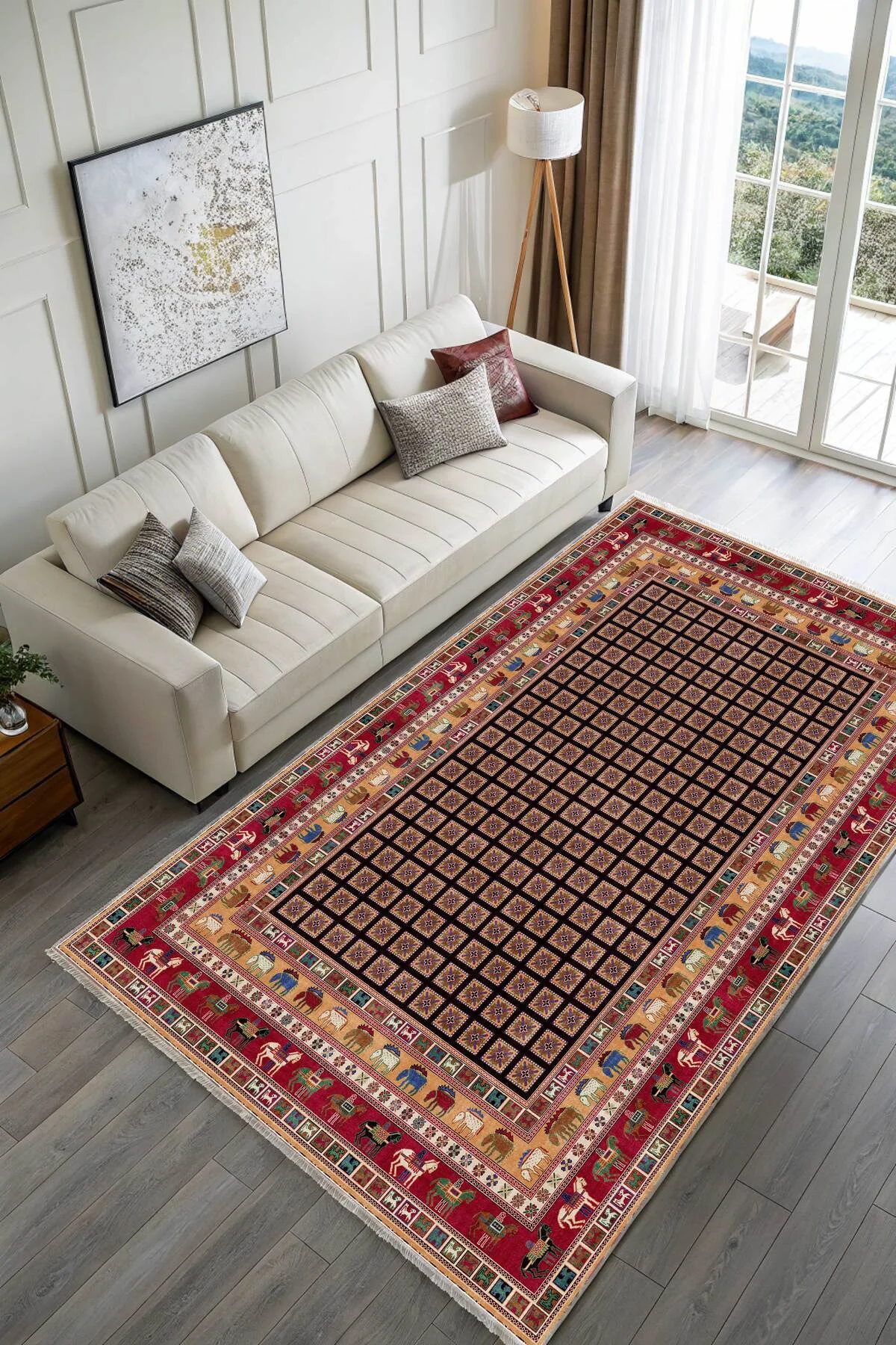 Renkli Pazırık Halısı Tasarım Şönil Halı Kilim Yolluk Kaymaz Yıkanabilir Saçaklı Salon Mutfak Renkli Pazırık Halısı Tasarım Şönil Halı Kilim Yolluk Kaymaz Yıkanabilir Saçaklı Salon Mutfak