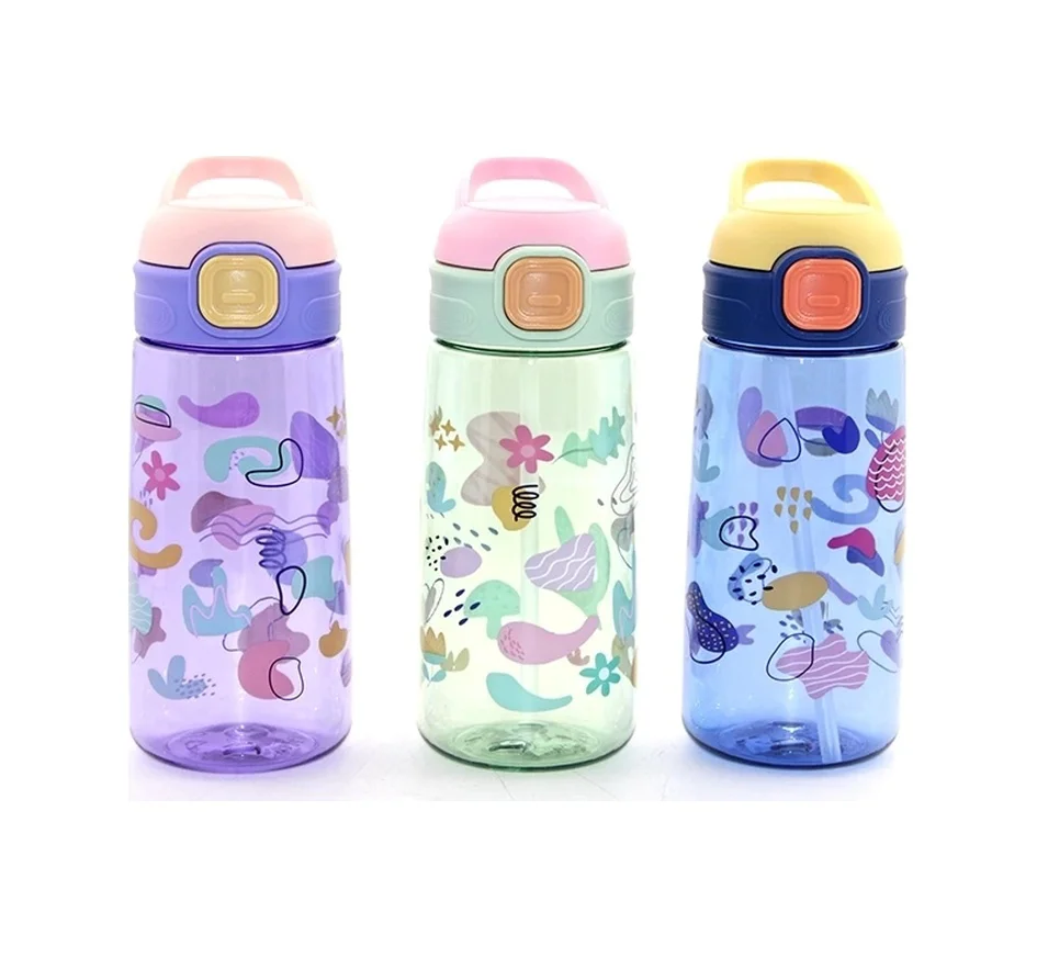 Renkli Pipetli Suluk 600 Ml Bpa İçermez Alk2968 Diğer
