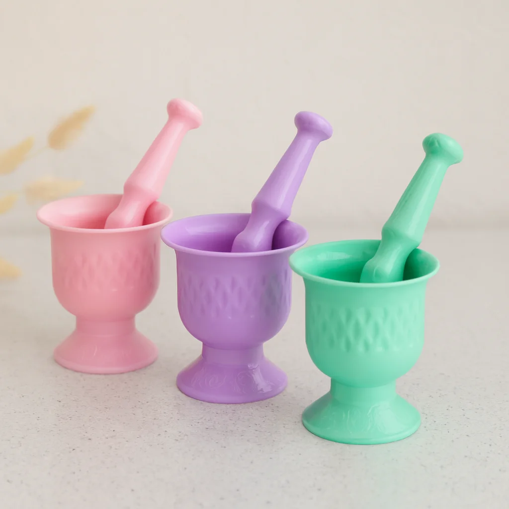 Renkli Plastik Havan (Sarımsak Dövecek) Renkli Plastik Havan (Sarımsak Dövecek)