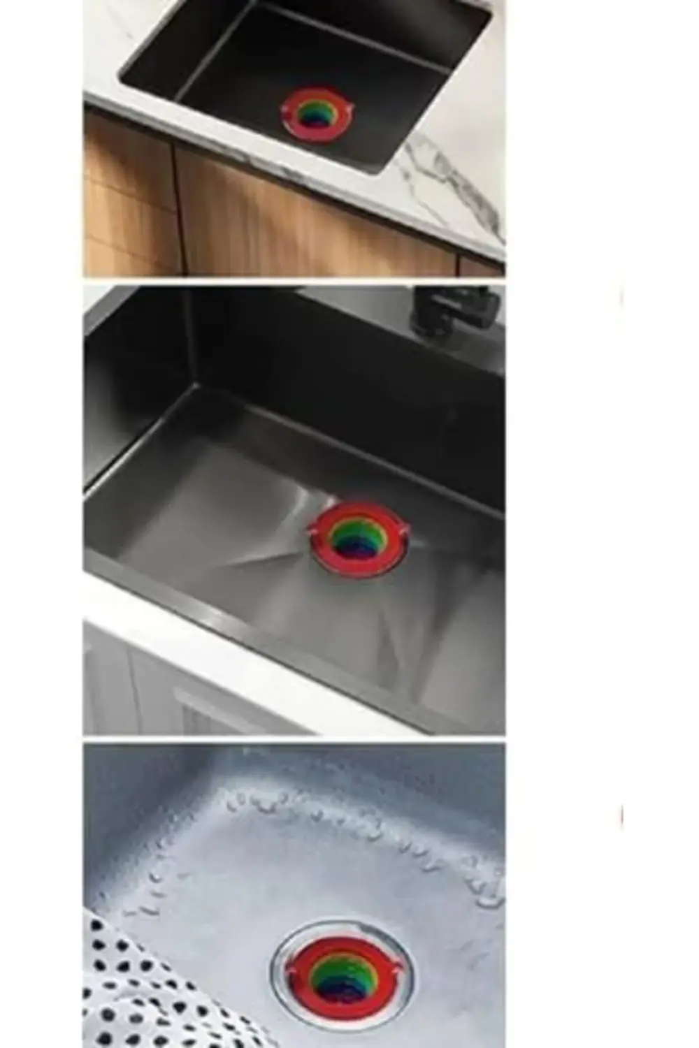 Renkli Plastik Katlanabilir Kolay Takıp Çıkarılabilir Duş Lavabo