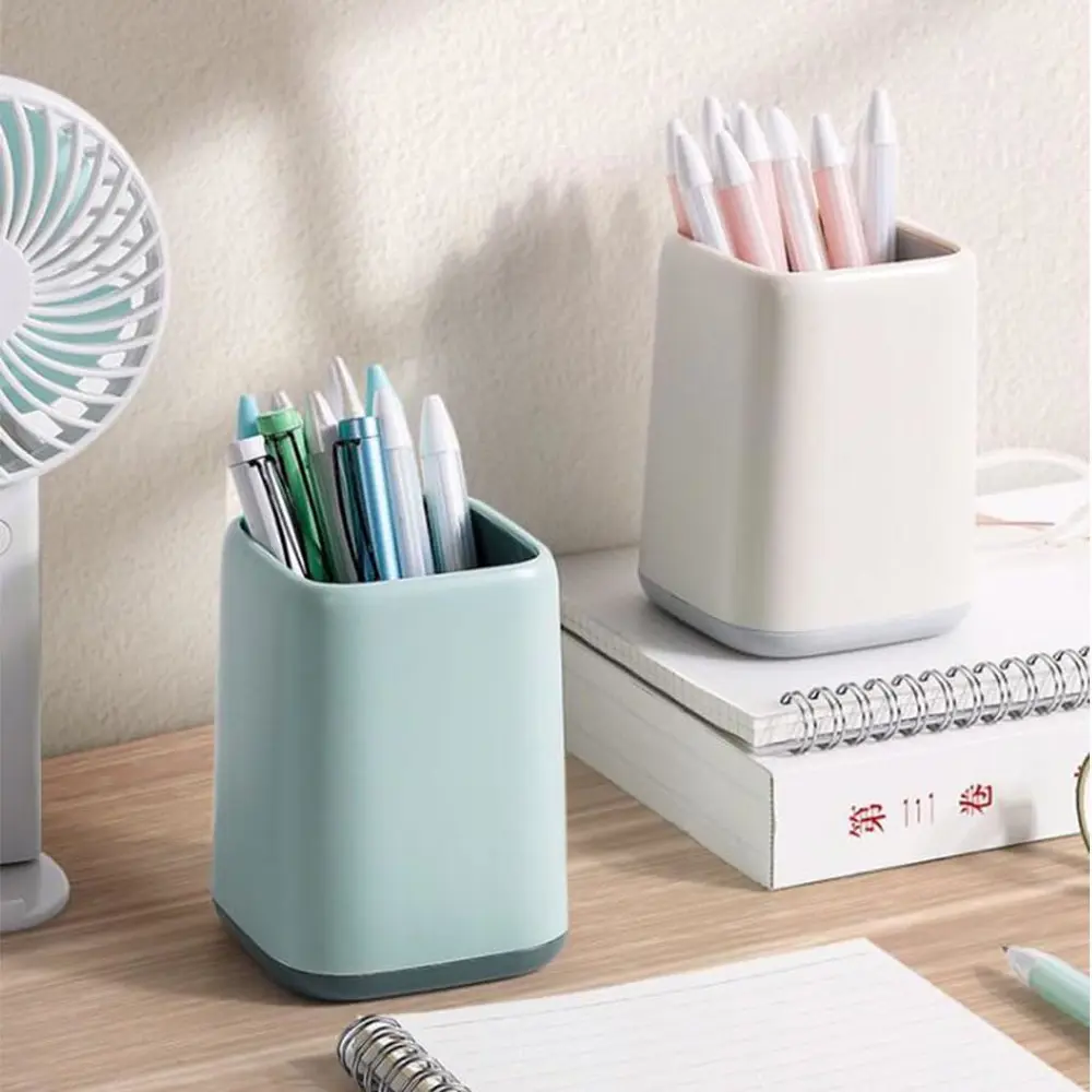 Renkli Plastik Masaüstü Kalemlik Kawaii Tek Gözlü Şık Kalemlik - 