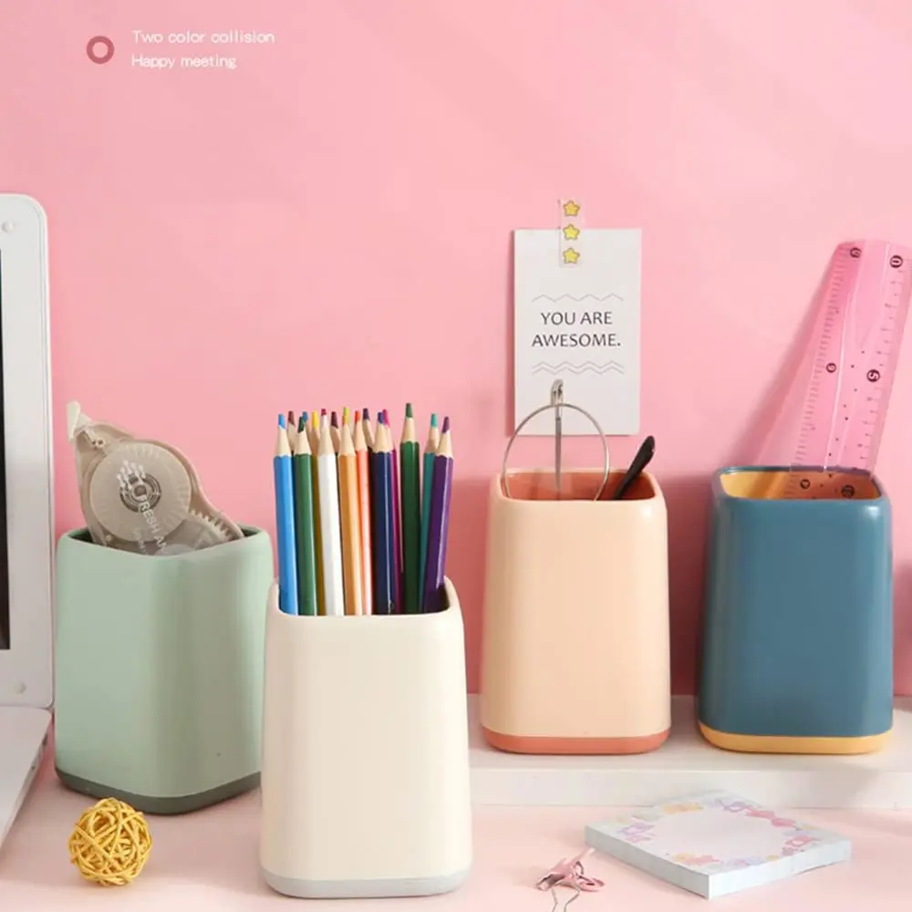 Renkli Plastik Masaüstü Kalemlik Kawaii Tek Gözlü Şık Kalemlik - Renkli Plastik Masaüstü Kalemlik Kawaii Tek Gözlü Şık Kalemlik -