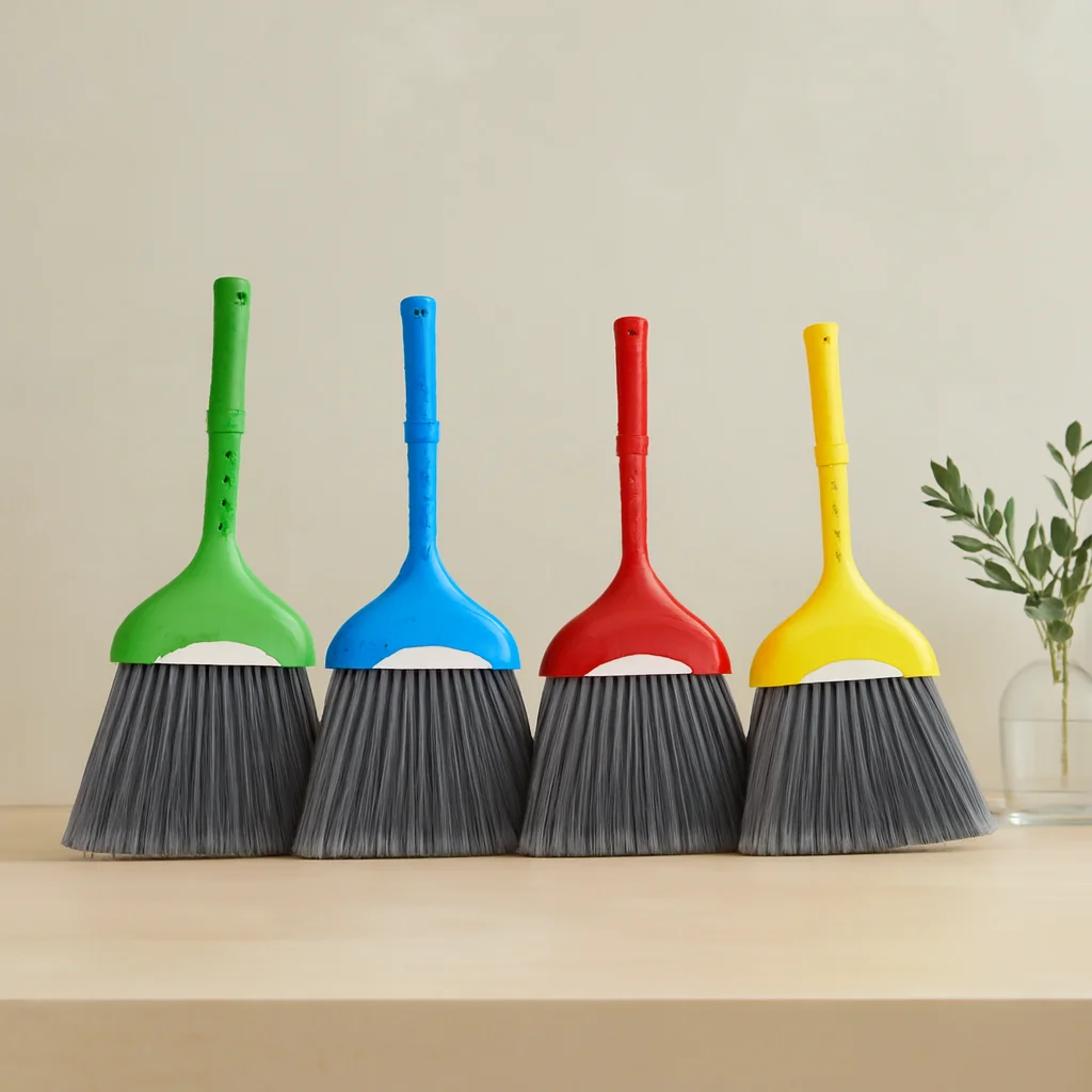 Renkli Plastik Saplı Süpürge No:2 Renkli Plastik Saplı Süpürge No:2