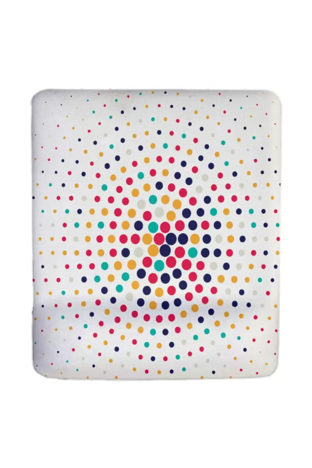 Renkli Puantiye Bilek Destekli Mouse Pad