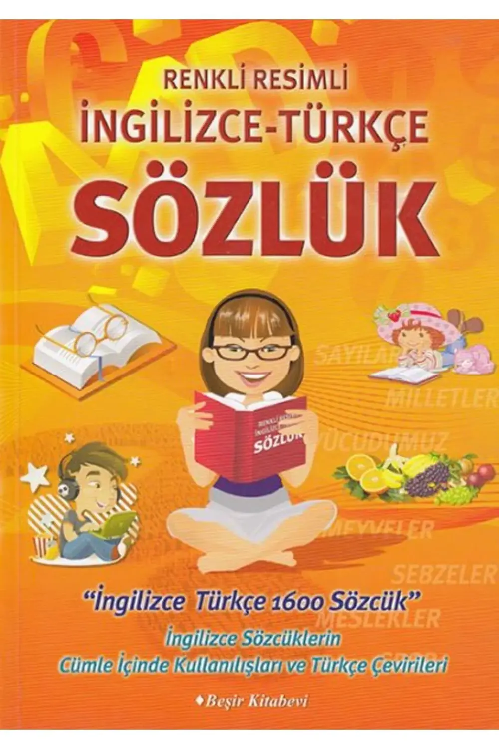 Renkli Resimli İngilizce-Türkçe Sözlük Beşir Kitabevi(Koruma Poşe