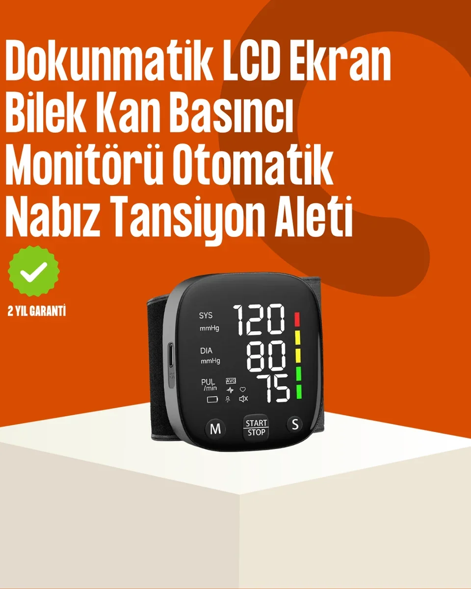 Renkli Risk Göstergeli Tansiyon Aleti