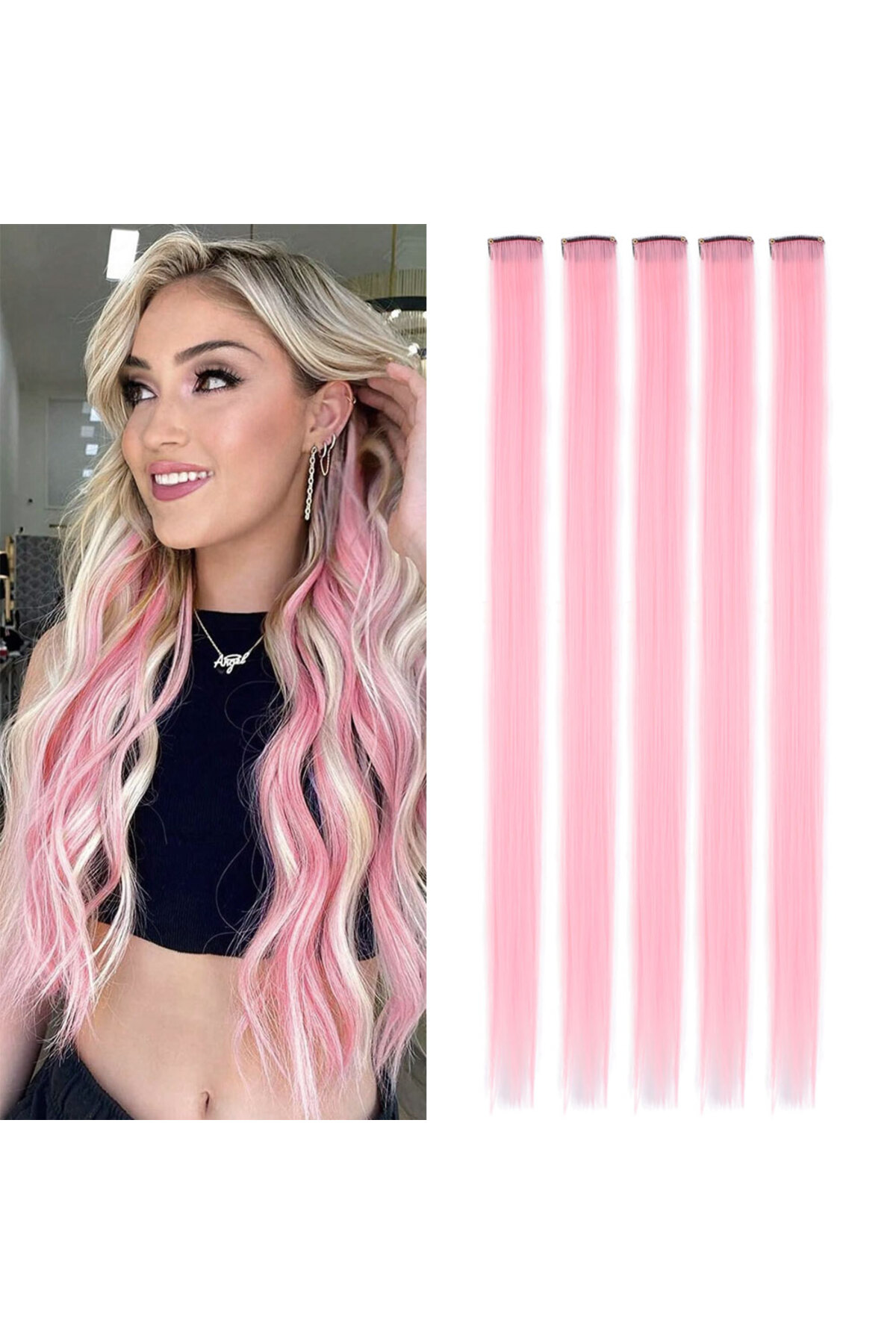 Lisinya Renkli Sentetik Çıt Çıt / 5 Adet / D30