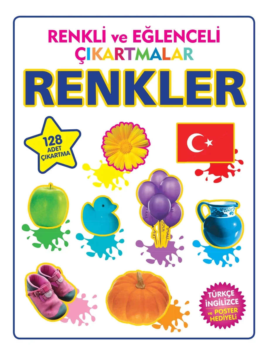 Renkli ve Eğlenceli Çıkartmalar Renkler Renkli ve Eğlenceli Çıkartmalar Renkler