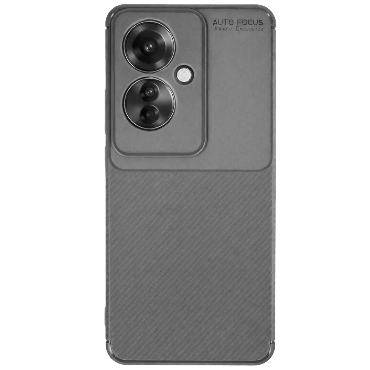 Reno 11F Auto Focus Karbon Kılıf - Gri & Maksimum Koruma