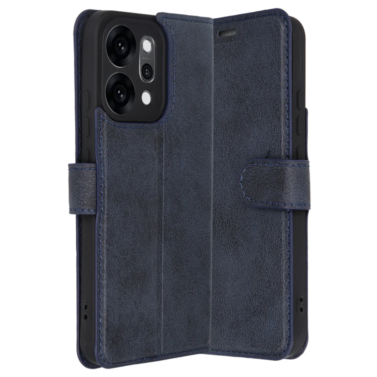 Reno 14 Trend S Plus Kılıf - Korumalı Cilt ve Stand Çözümü - Lacivert