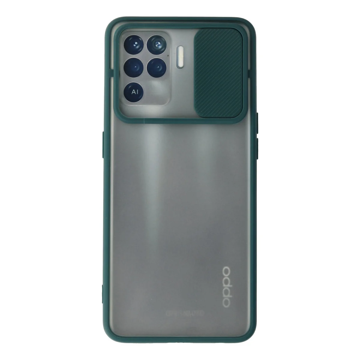 Reno 5 Lite Kılıf - Palm Buzlu Silikon Kılıf Yeşil