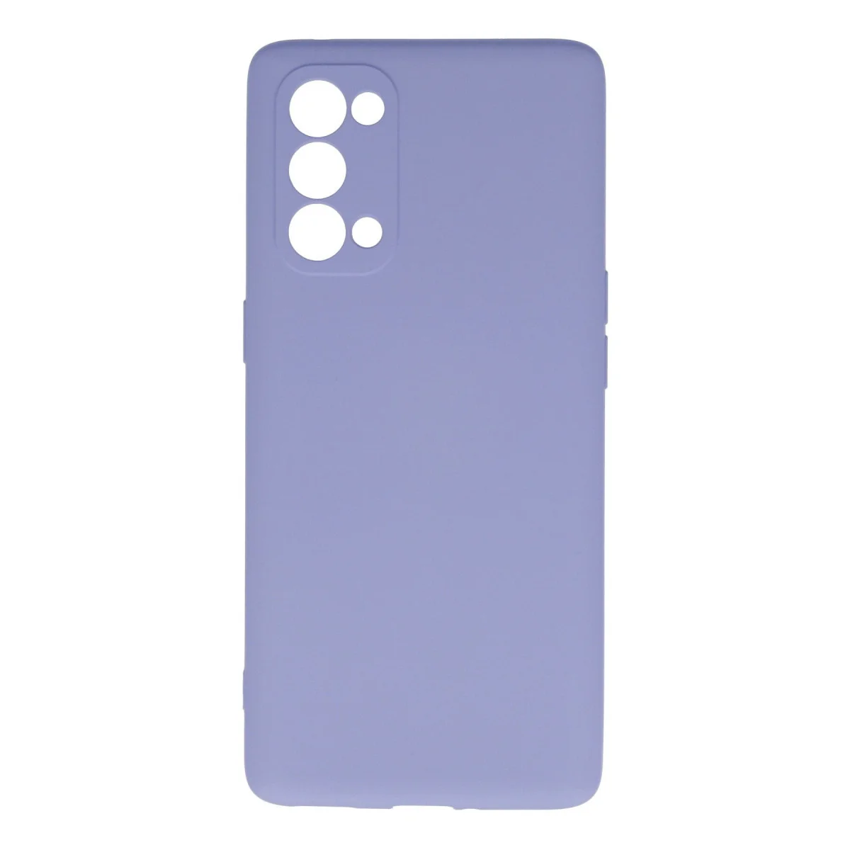 Reno 5 Pro Nano İçi Kadife Silikon Kılıf - Lila
