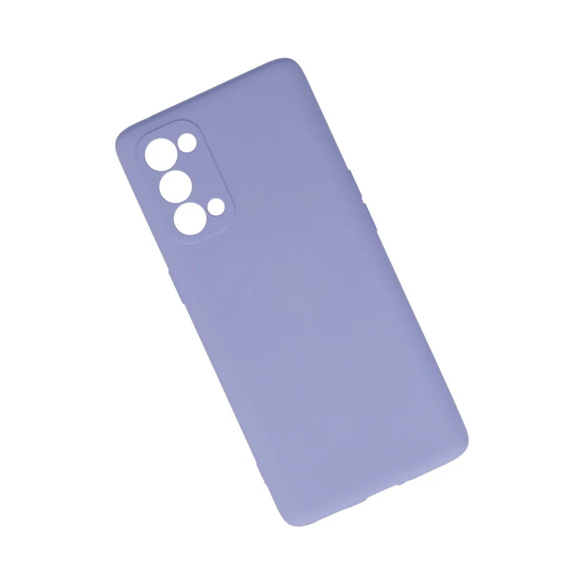 Reno 5 Pro Nano İçi Kadife Silikon Kılıf - Lila