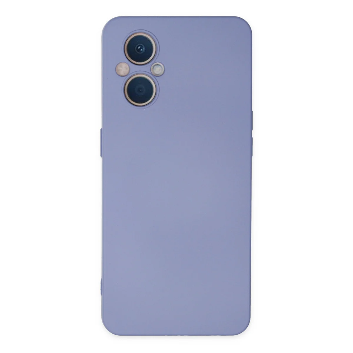 Reno 7 Lite Kılıf - Nano İçi Kadife Silikon (Lila) Yüksek Koruma Kılıfı